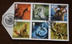 GB 2009 Magical Realms, On Piece, Used Stamps, ex FDC