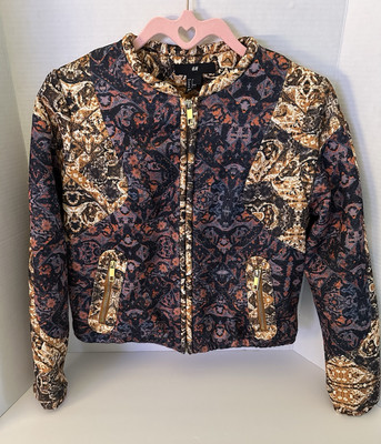 Women s Size 4 H&M Zip Up Jacket So Cute Perfect Condition