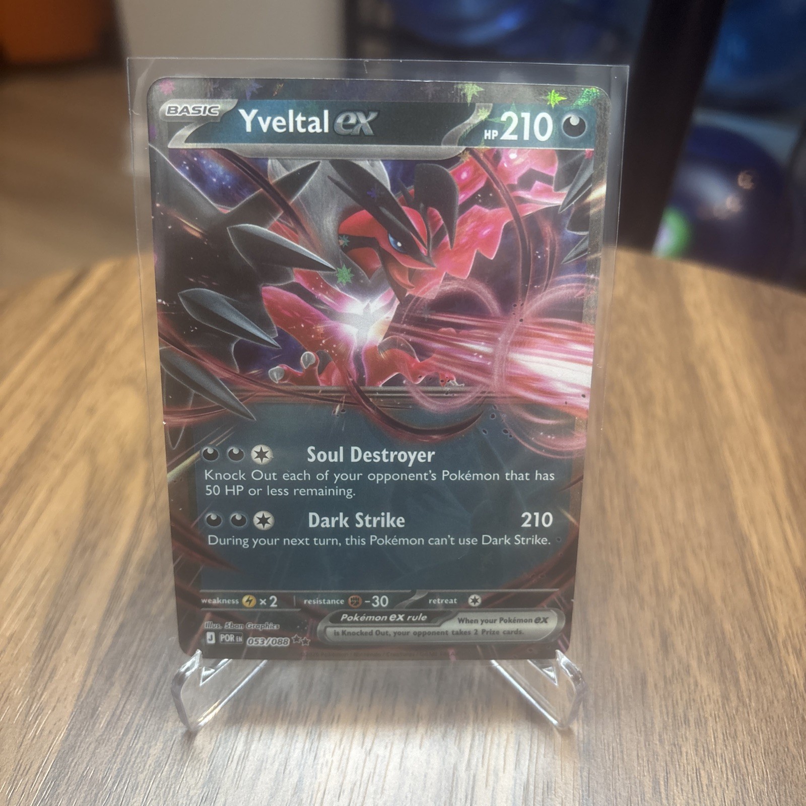 Pokémon Yveltal EX PERFECT ORDER 053/088 210HP 210Atk 2026