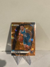 Kj Simpson Jr 2024-25 Panini Prizm Orange Cracked Ice Prizm Charlotte Hornets RC