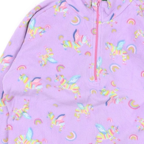 Mountain Warehouse Mädchen Einhorn Fleece Pullover - Lila Größe 13 - Bild 10 von 12
