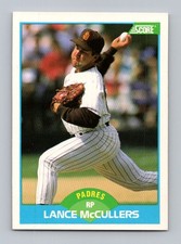 1989 Score #158 Lance McCullers Near Mint or Better