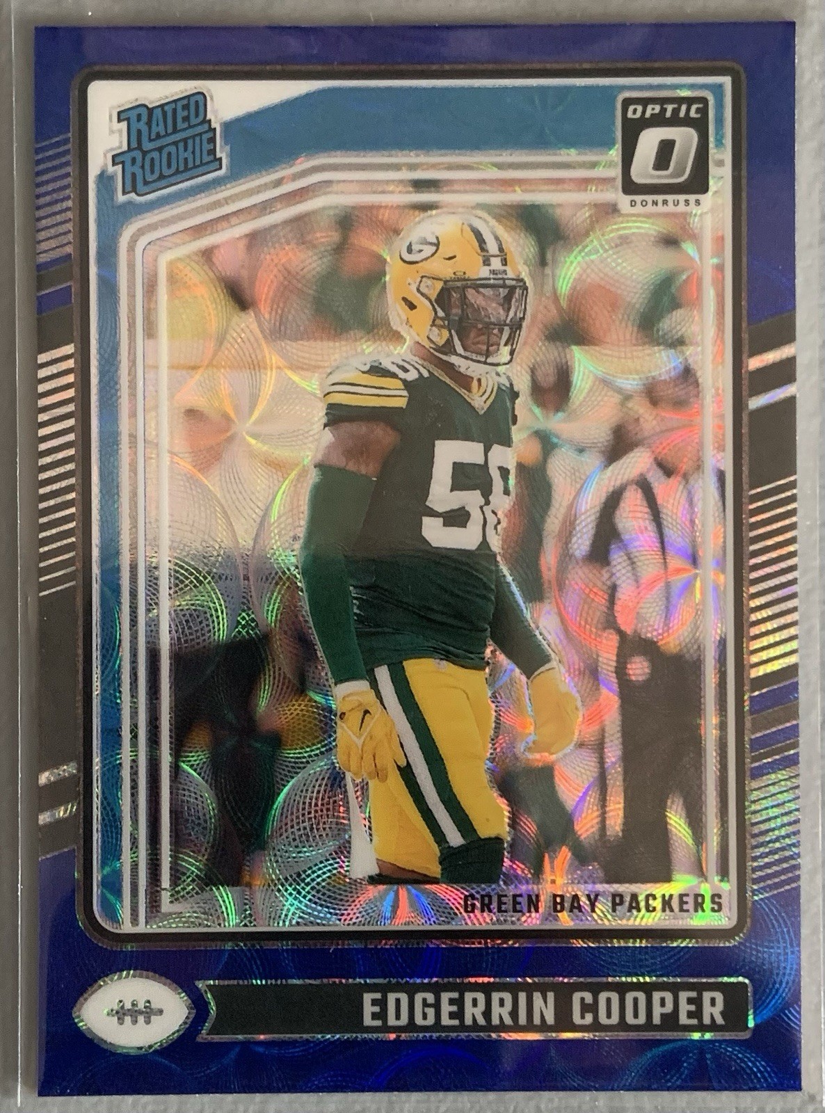 2024 Panini Donruss Optic Rated Rookie Edgerrin Cooper Blue Scope #231