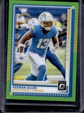 2025 Panini Donruss Optic Keenan Allen Lime Green Prizm #/50 Chargers