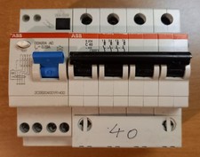 ABB Interruttore Magnetotermico S204 C40 + Differenziale Salvavita DDA204 AC