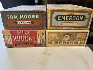 Vintage Cigar Box Lot