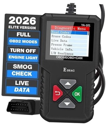 2026 Ver. OBD2 Scanner YA-101 Auto Code Reader YA-101 for Check Engine EDIAG