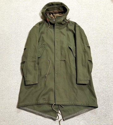 KAPTAIN SUNSHINE × SHIPS KAPTAIN SUNSHINE × SHIPS Wool Mod Coat jacket Size 36 Khaki green