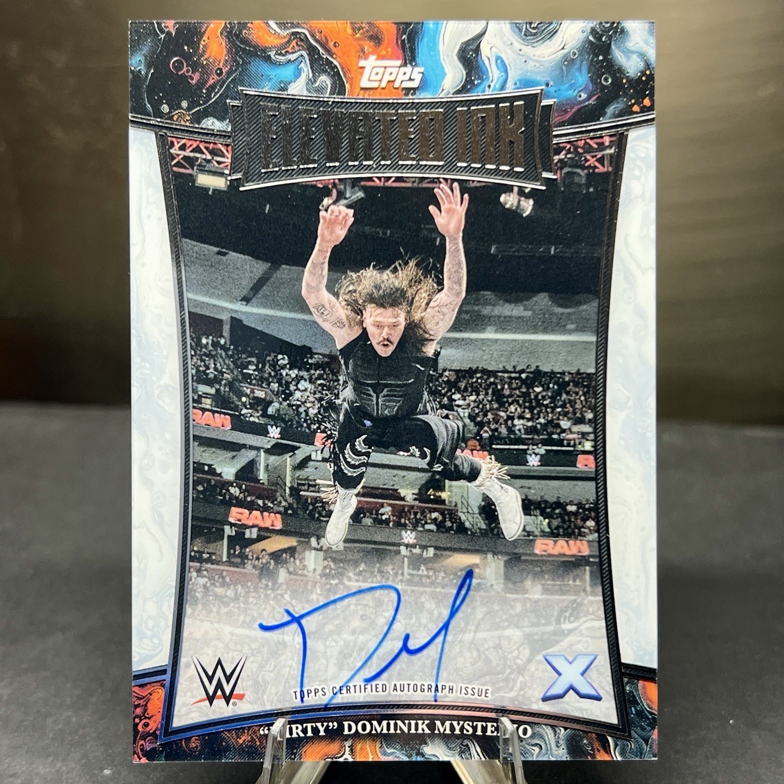 2025 Topps Exalted WWE Dirty Dominik Mysterio Elevated Ink Auto SP
