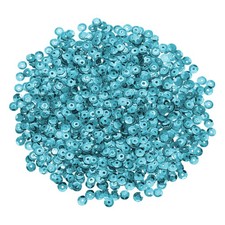 2000Pcs Loose Cup Sequins 5mm Round Loose Sequin 0.7 oz 20g Lake Blue