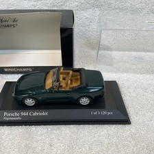 PORSCHE 944 CABRIOLET 1991 NILE GREEN 1:43 MINICHAMPS 400 062231