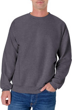 Hanes Mens Ultimate Sweatshirt, Heavyweight Fleece Sweatshirt, Crewneck Pullover