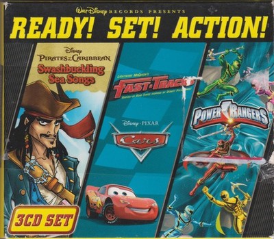 Various - Ready! Set! Action! - 3xCD, Comp - 2007 - Walt Disney Records, Walt Di