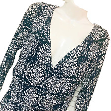 Adrianna Papell Women 12 Bodycon Dress Size 12 Lined Ruch Abstract Sexy Feminine