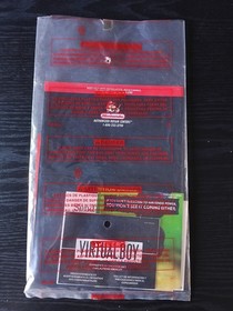 Nintendo Virtual Boy Instruction Booklet And Virtual Boy Red Alarm 