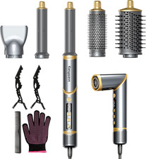 5 in 1 Multi Hair Styler Dryer Brush: 110,000 RPM High-Speed, Flexible Air Styli