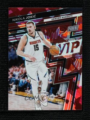 2025 National Convention VIP Gold Pack Red Sparkle Prizm 94/99 Nikola Jokic 9su
