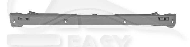 Pare-choc arrière à peindre pour Renault Trafic 2006-2014 avec Packontrol