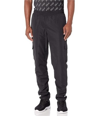 Reebok Mens Classic Teamsports Athletic Track Pants, black, M