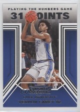 2020 Panini Contenders Draft Picks Playing the Numbers Game Vernon Carey Jr 7wx