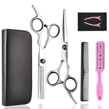 Professional Hair Cutting Scissors and Thinning Shears Set - 7 Piece Kit