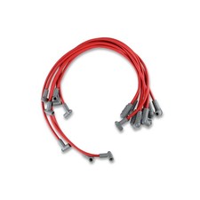Msd Spark Plug Wire Set 31359 Super Conductor 8.5mm Red 90 Deg Hei For Sbc