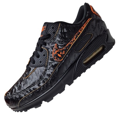 Nike Air Max 90 QS Herren Sneaker HF3248-001 Schwarz Orange Gr. 42,5 OVP NEU