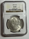 1899-P $1 Morgan Silver Dollar NGC AU58 Nice Strike Tougher Date