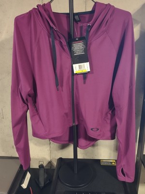 NWT - Oakley - Women's Mantra Hooded FZ - Plum Color - Size Medium