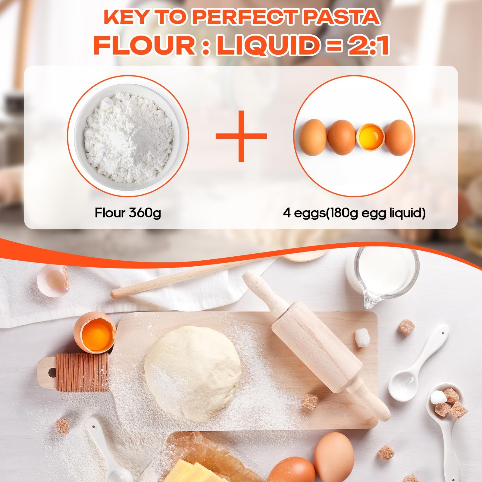 Gourmet Pasta Press Attachment for KitchenAid Stand Mixers, Pasta Attachment ...