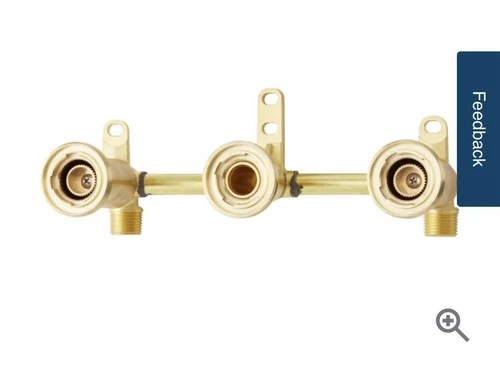 Signature Hardware Wall-Mount Faucet Rough-in Valve SHWMR2000 Bathroom - Picture 1 of 3