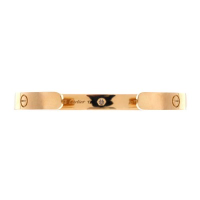 Cartier Love 1 Diamond Cuff Bracelet 18K Yellow Gold with Diamond