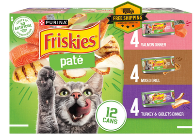 #ad Purina Friskies Wet Cat Food Pate Variety Pack with Salmon $16.53