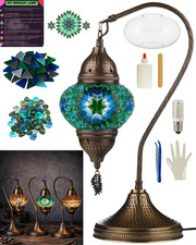 DEMMEX DIY Turkish Mosaic Lamp Kit   Beginner Friendly Mosaic Art Craft Project