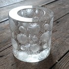 Photophore bougeoir en verre Lalique France Modèle Tokyo