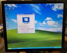 Acer AL1716 LCD Monitor w/ Cables - tested w/pics