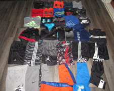 31 Pc UNDER ARMOUR ADIDAS NIKE Lot Boy's Medium 1 0 12 Shirts Jkts Pants Shorts