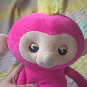 Fingerlings Talking Monkey Plush Pink/Beige Untested READ DESCRIPTION