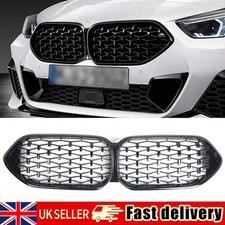 Front Bumper Kidney Grille Gloss Black for BMW 2 Series Gran Coupe F44 2020-2023
