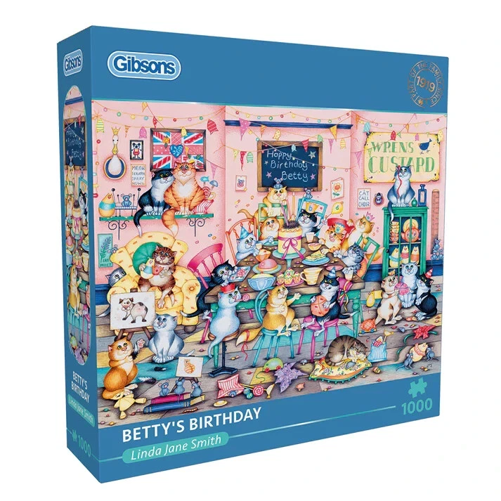 Gibsons Betty s Birthday by Linda Jane Smith 1000 piece jigsaw puzzle