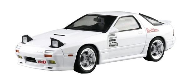 Aoshima MaßStab 1:24 Modellauto Bausatz Initial D Mazda Savanna RX-7 FC3S...-image