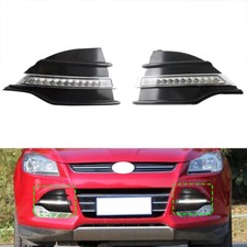 Front Bumper Led Fog Light Drl Running Lamp Pair For Ford Escape Kuga 2013-2016