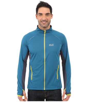 Jack Wolfskin Moroccan Blue Exhalation Softshell Men's Jacket Size XXL L41201