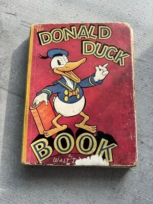 Vintage The Donald Duck Book By Walt Disney 1930s - Image 1 of 4