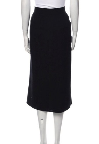 Chloé, CHLOE Vintage Midi Length Black Pencil Skirt, this is FR 44/US 12 Fits Small