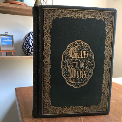 1860 Gems From The Poets, Illustrated - With 28 Beautiful Colored Plates