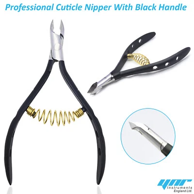 YNR Cuticle Scissors Nippers Cutters Pusher Trimmer Nail Clippers Dead Skin Remover