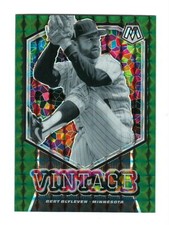 Bert Blyleven 2021 Panini Mosaic Vintage Mosaic Green #11 Insert Card