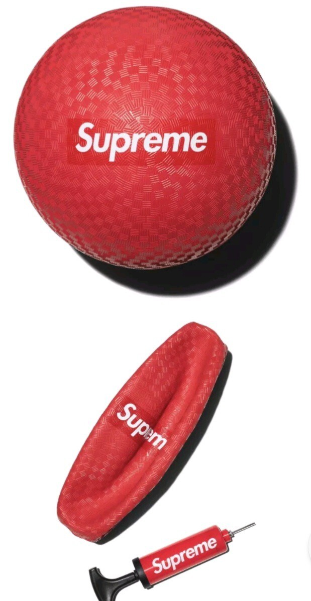 Supreme Franklin Playground Ball.New. SS24 100% Rare Colour Red