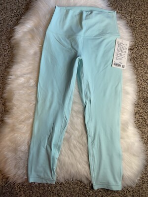 Lululemon Align High Rise Crop 23  IDLM Ideal Mint Size 6 New